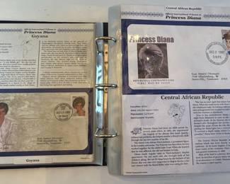 Postal Commemorative Society Princess Diana Stamp Collection