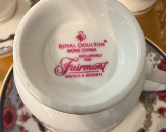 Royal Doulton Fairmont Hotels & Resorts Tea Set
