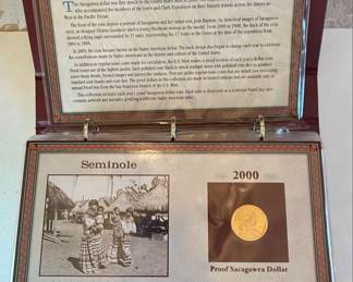 PCS Stamps & Coins Proof Sacagawea Dollar Collection