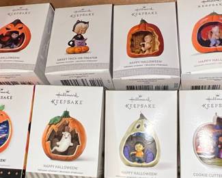 Hallmark Keepsake Halloween Ornaments - Set of 8