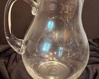 Princess House Heritage Style Clear Glass Pitcher