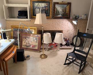 Electronics, lamps, furniture and more!
