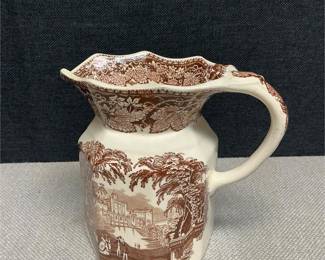 Lot # : 48 - Antique Mason's Ironstone Pitcher - England