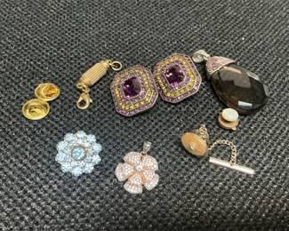 sparkle earrings and pendants