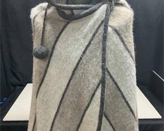 Wool hooded cloak from Iceland