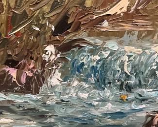 Painting signed landscape