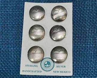 Lot # : 66 - Sterling Silver Button Covers