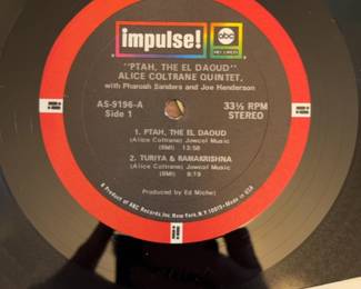 Alice Coltrane  Ptah, the El Daoud Vinyl LP First Pressing