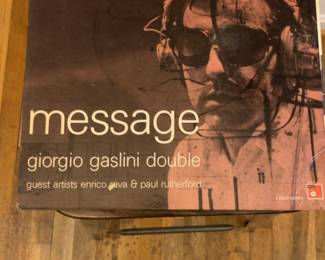 Giorgio Gaslini  Message Vinyl Record..