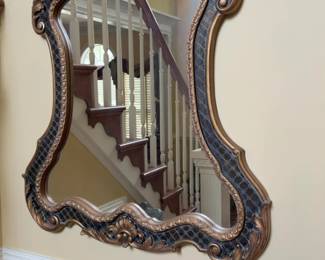 34”x41” Italian Rococo Decorator Mirror