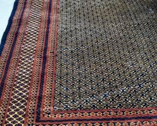 123”x27” Handmade Silk Persian-Style Runner Rug