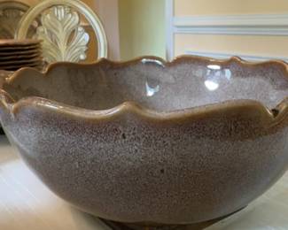 Sold Indiv.Bombay Brown Glazed Ceramic Bowl