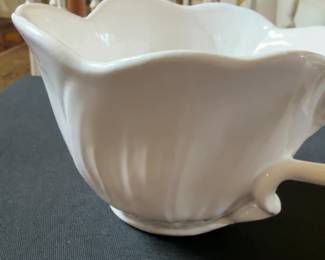 Sold Indiv. Made in Italy Fitz and Floyd White Cabbage Leaf Teacup and Saucer Set