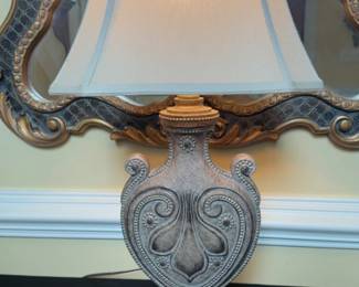 30” Vintage-Style Ornately Detailed Table Lamp Base