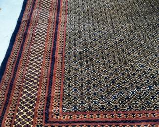 123”x27” Handmade Silk Persian-Style Runner Rug