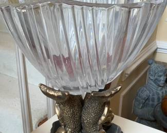 11” Austin Sculpture Dolphin Centerpiece