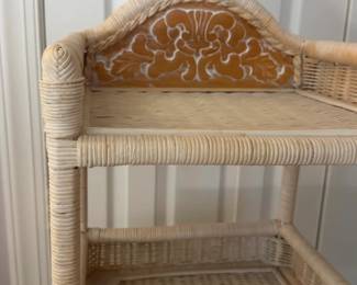 Sold Indiv. 13”x12”x31” Vintage Boho Wicker and Rattan - Jamaica Collection Handmade in China Exclusively for Pier 1