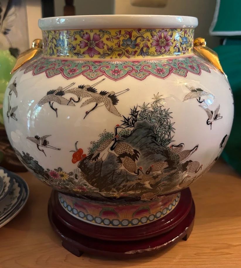 Large bowl from the Jingdezhen Ceramic Museum (Certificate of Authenticity included)