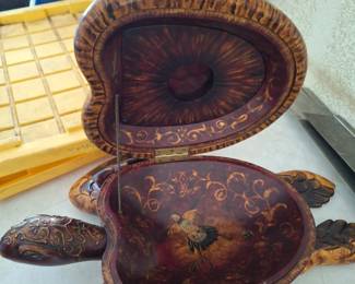 Turtle box 120 dollars hand paited
