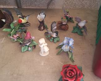 Lenox birds 5 dollars each about 40