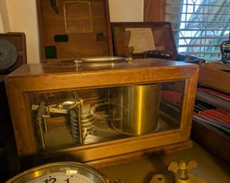 Antique Marine Barograph