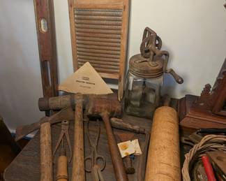 Vintage ship building tools