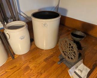 Antique Lane Brothers No.13 Cast Iron Coffee Mill Grinder