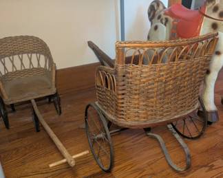 Antique Victorian Wicker Carriages