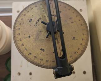 Vintage C Plath Hamburg Nautical Pelorus Bearing Instrument