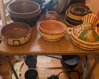 Pottery & Cast Iron Cookware