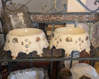 Baum Bros. Formalities ceramic dog bowls