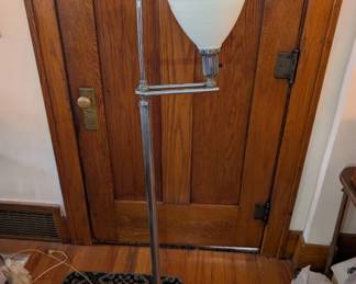 Mid-Century Modern Walter von Nessan style swing arm floor lamp
