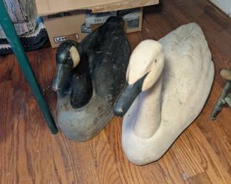 Vintage Goose & Swan Decoys
