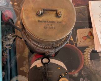 Vintage Barton Linnard Ltd. Brass Pocket Box Sextant 1918