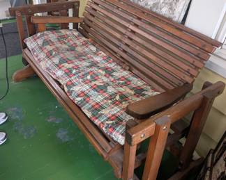Porch gliding chair