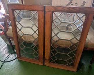 Vintage leaded glass