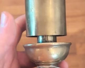 Vintage Industrial Brass Steam Whistle