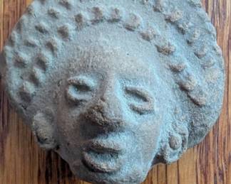 Ancient Greek Terracotta Gorgoneion Antefix Fragment