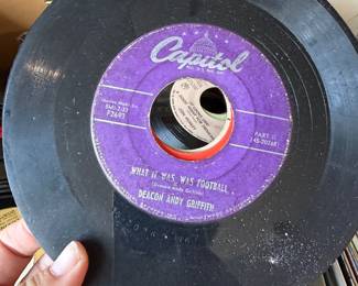 45's and other vinyl records