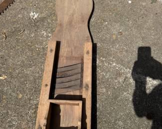 Antique cabbage cutter for making sourkraut