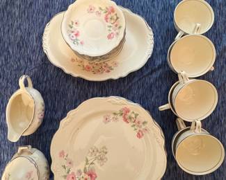 Homer Laughlin Virginia Rose set