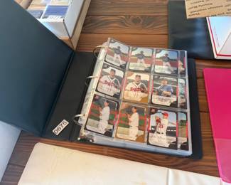 ALBUM OF SPORTS CARDS
