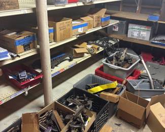 Wooden planes and boxes of more tools