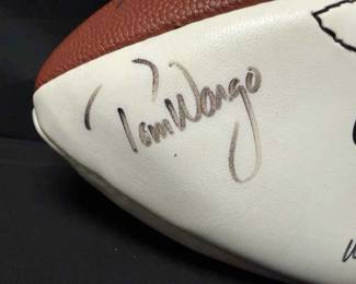 UM198Signed NFL Wilson Football