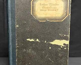 UM105Antique German Stamp Book