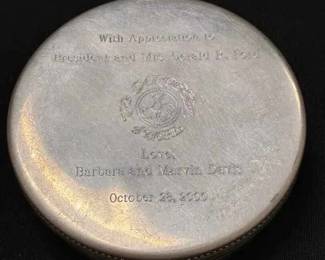 UM293VGerald Ford Presidential Memorabilia Tiffany Co Handcrafted Pewter