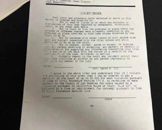 UM115OJ Simpson Trial Juror Questionnaire