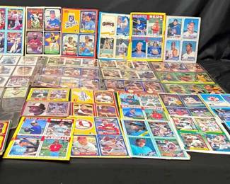 UM246Assortment Of 1980s Vintage Trading Baseball Cards Including Yankees, Angels, Giants And More