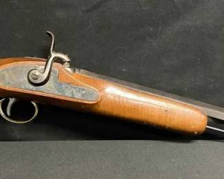 UM121Vintage Spanish Made Single Shot Percussion Cap Black Powder Pistol