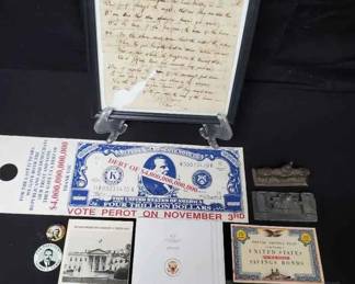 UM152Presidential Memorabilia And More